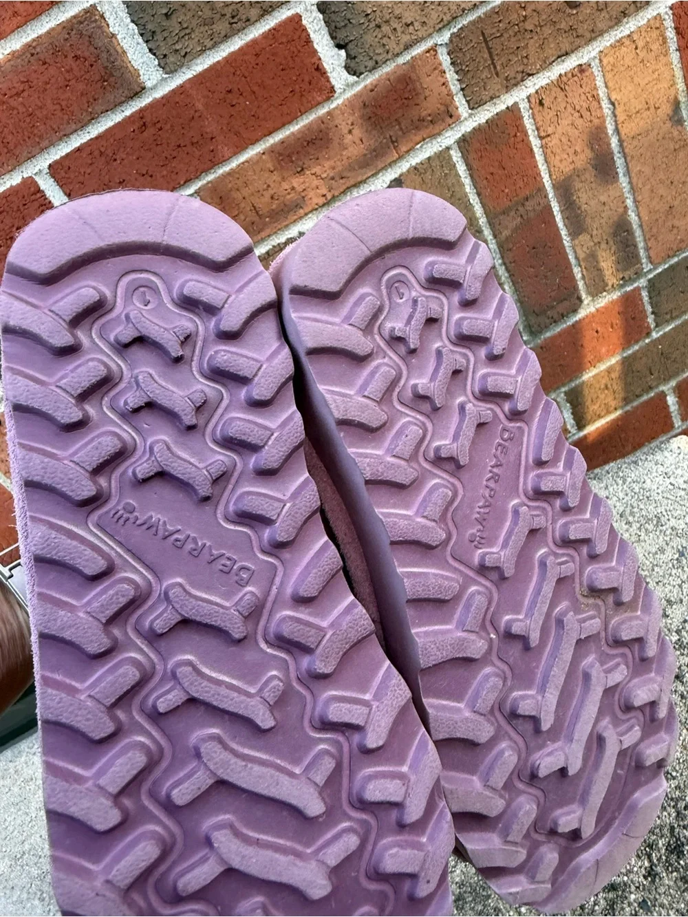 BearPaw kids boots size